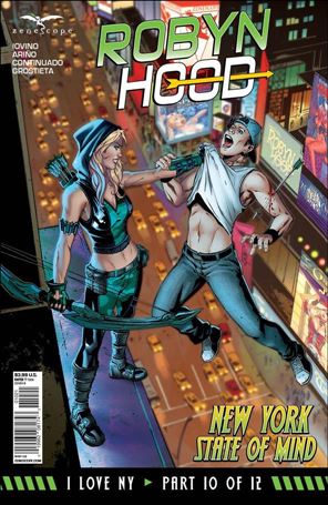 Robyn Hood: I Love NY issue 10-B David Lorenzo Riveiro Cover