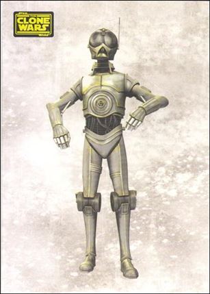 Star Wars: The Clone Wars Trading Card Stickers (Base Set) card 13 4A-7