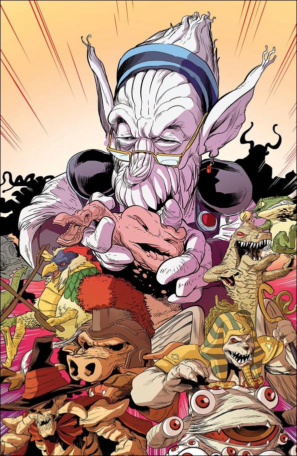 Mighty Morphin Power Rangers issue 8-C Bachan "Villian" Cover