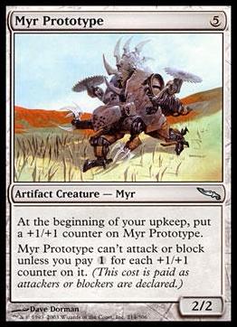 Magic the Gathering: Mirrodin (Base Set) card 214 Myr Prototype