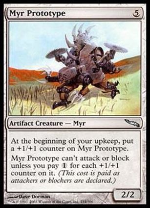 Magic the Gathering: Mirrodin (Base Set) card 214 Myr Prototype