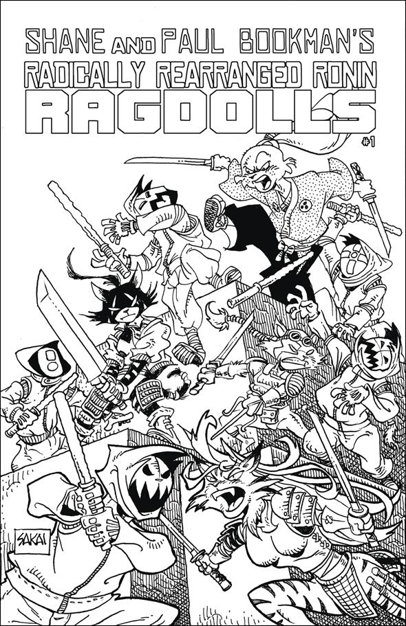 Radically Rearranged Ronin Ragdolls issue One Shot-E Stan Sakai Cover