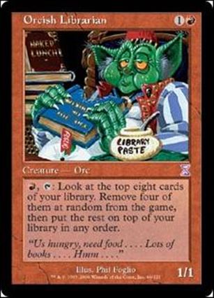 Magic the Gathering: Time Spiral (Timeshifted Subset) card 66 Orcish Librarian