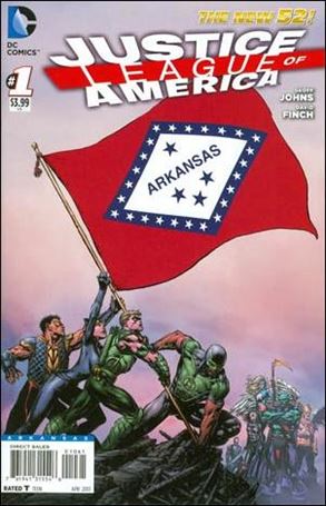 Justice League of America (2013)  issue 1-MD Arkansas State Flag Cover