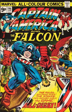 Captain America (1968) issue 196-C UK Price Cover