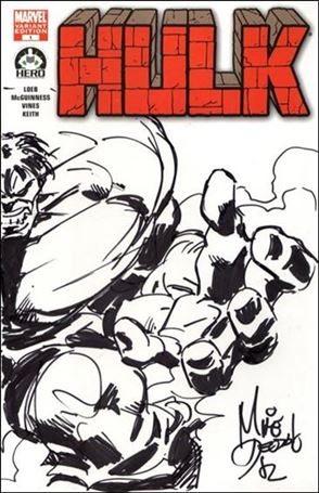 Hulk 100 (Hero Initiative) Cover Project issue 13-B Mike Deodato Jr. Cover #2