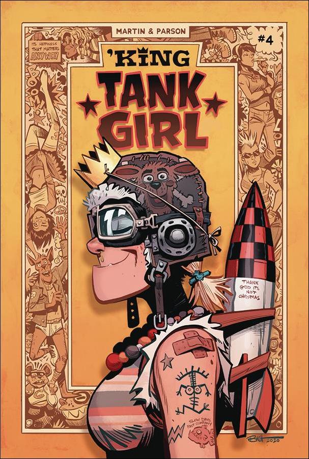 'King Tank Girl issue 4 Brett Parson Cover