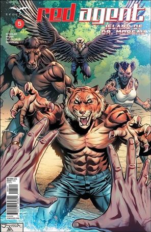 Red Agent: Island of Dr. Moreau issue 5-D Julius Abrera Cover
