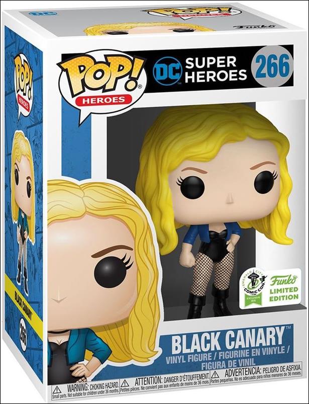 POP! Heroes figure 266 Black Canary ECCC 2019