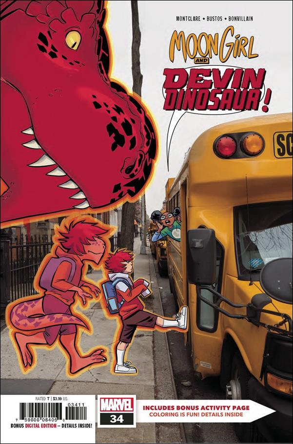 Moon Girl and Devil Dinosaur (2016) issue 34 Natacha Bustos Cover