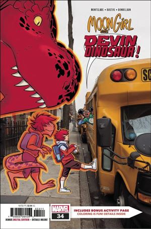 Moon Girl and Devil Dinosaur (2016) issue 34 Natacha Bustos Cover