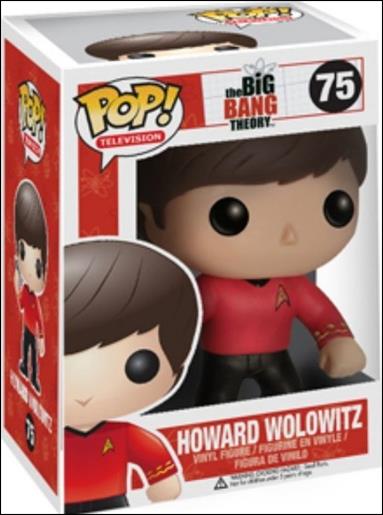 POP! Television figure 75 Howard Wolowitz (Star Trek)