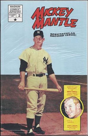 Mickey Mantle issue 2-B Polybagged w/ Trading Cards
