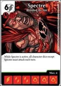 DC Comics Dice Masters War of Light card 100 Spectre: Blinded by Sin