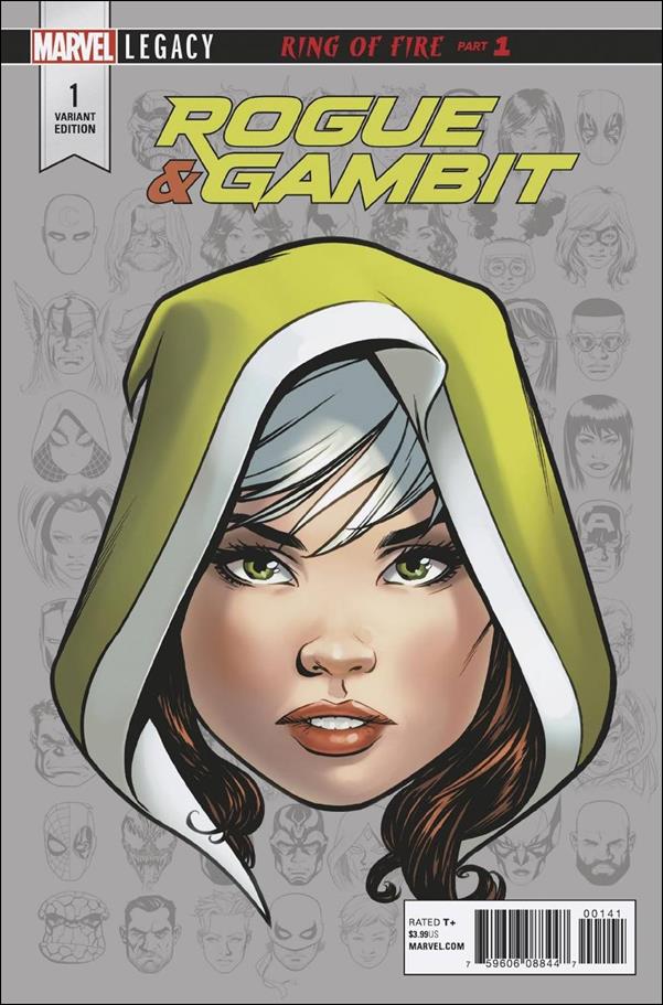 Rogue & Gambit issue 1-D Mike McKone 1:10 Cover