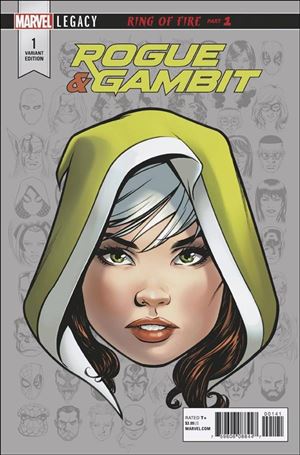 Rogue & Gambit issue 1-D Mike McKone 1:10 Cover