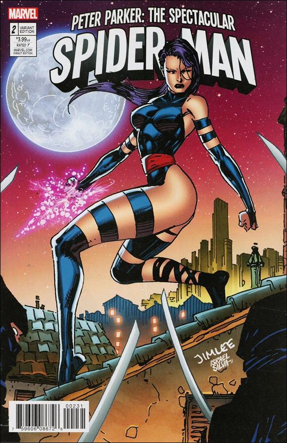 Peter Parker: The Spectacular Spider-Man issue 2-B Jim Lee X-Men Trading Card Cover