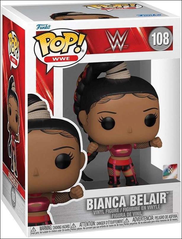 POP! WWE figure 108-B Bianca Belair (Red Costume)