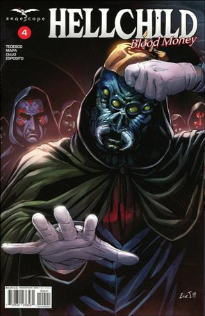 Hellchild: Blood Money issue 4-D Eric J Cover