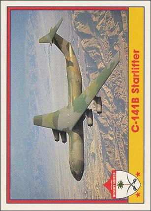 Operation Desert Shield (Base Set) card 72 C-141B Starlifter