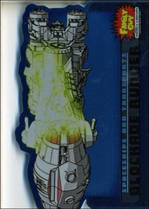 Family Guy Presents Episode IV A New Hope (Spaceships and Transports Die-Cut Subset) card ST-6 Blockade Runner