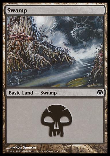 Magic the Gathering: Duel Decks: Phyrexia vs. the Coalition (Base Set) card 35 Swamp