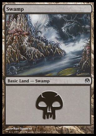 Magic the Gathering: Duel Decks: Phyrexia vs. the Coalition (Base Set) card 35 Swamp