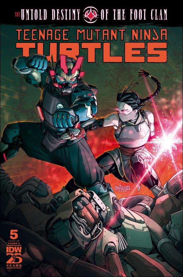 Teenage Mutant Ninja Turtles: The Untold Destiny of the Foot Clan issue 5 Mateus Santolouco Cover