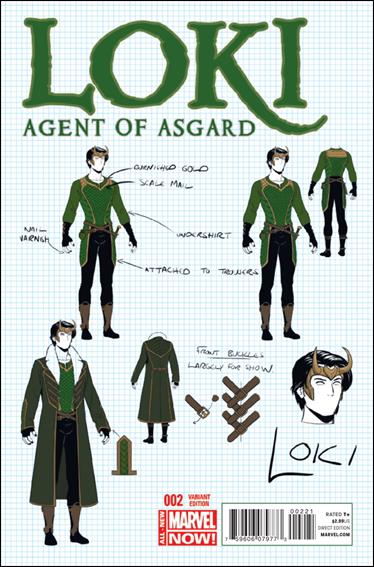 Loki: Agent of Asgard issue 2-B Design Cover