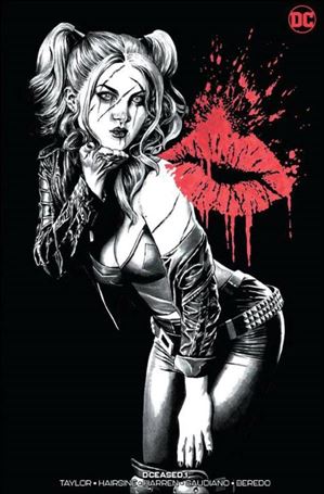 DCeased issue 1-TH Mico Suayan Unknown Comics B&W Cover