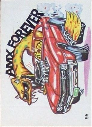 Oddest Odd Rods (Base Set) card 95 AMX Forever (Fan Art on Back)