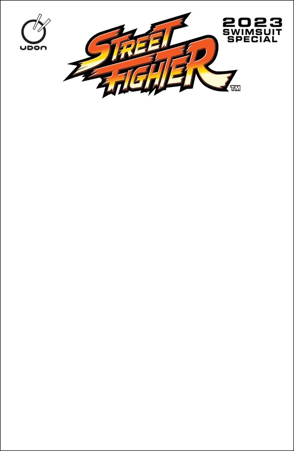 Street Fighter Swimsuit Special 2023 issue 1-C Blank/Sketch Cover