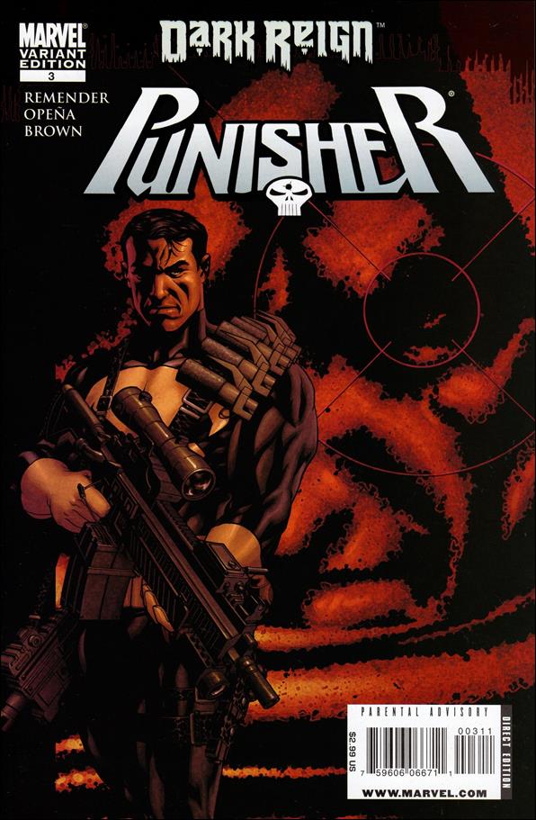 Punisher (2009) issue 3-B Target The Hood Cover