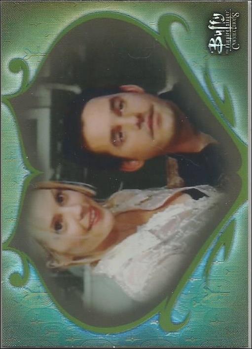 Buffy the Vampire Slayer: Connections (Base Set) card 44 Xander + Anya: Enduring Connection