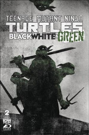 Teenage Mutant Ninja Turtles: Black, White, & Green issue 2-B Jeffrey Love Cover