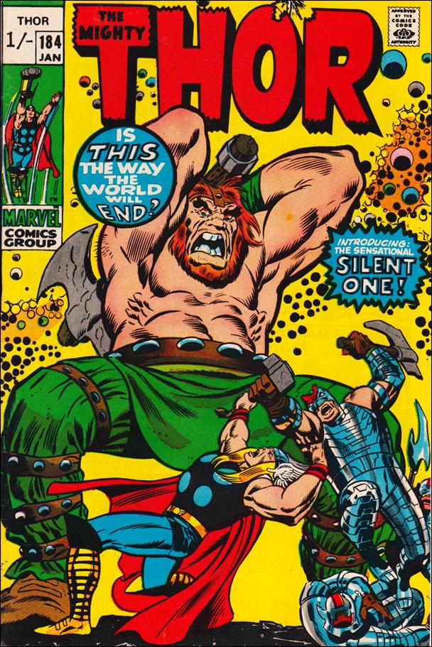 Thor (1966) issue 184-B UK Price Cover
