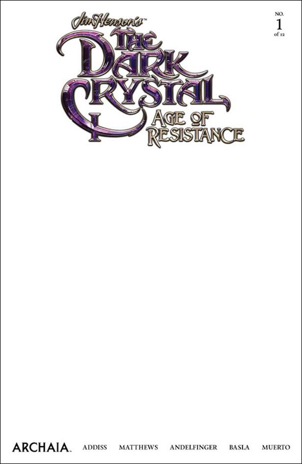 Jim Henson's The Dark Crystal: Age of Resistance issue 1-D Blank Sketch Cover