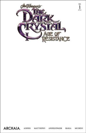 Jim Henson's The Dark Crystal: Age of Resistance issue 1-D Blank Sketch Cover