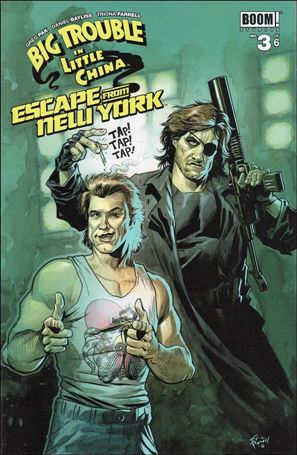 Big Trouble in Little China / Escape from New York issue 3-B Eric Powell Subscription Cover