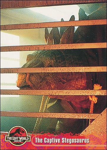 Lost World: Jurassic Park (Base Set) card 10 The Captive Stegosaurus