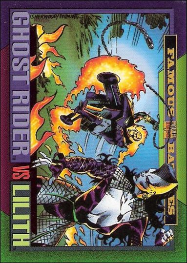 Marvel Universe: Series 4 (Base Set) card 147 Ghost Rider vs Lilith