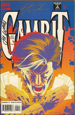 Gambit (1993) issue 4-B DF Set (Signed by H. Mackie & L. Weeks) 1/2500