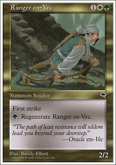 Magic the Gathering: Anthologies (Base Set) card 66 Ranger en-Vec