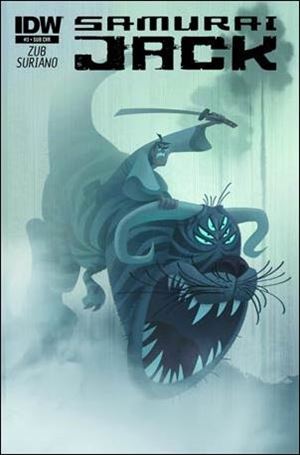 Samurai Jack issue 3-B Genndy Tartakovsky Subscription Cover