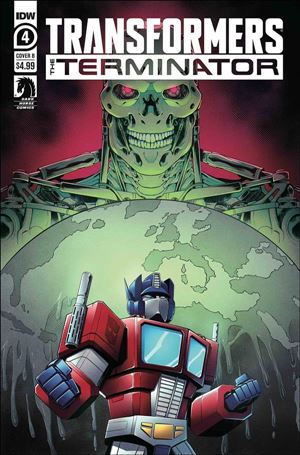 Transformers vs the Terminator issue 4-B Billie Montfort Cover