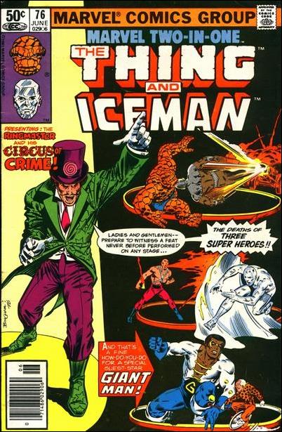 Marvel Two-in-One (1974) issue 76-B Newsstand Cover
