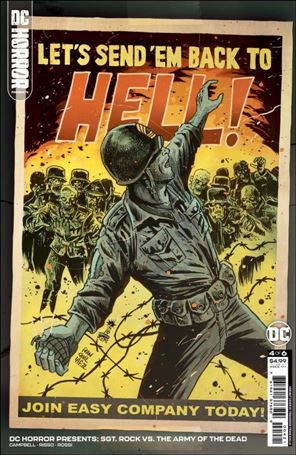 DC Horror Presents: Sgt. Rock vs. The Army of the Dead issue 4-B Francesco Francavilla Cardstock Cover