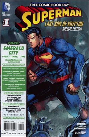 Superman: The Last Son of Krypton FCBD Special Edition issue 1-D Emerald City Cover