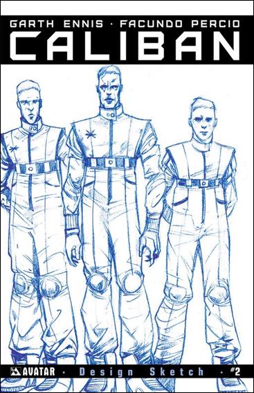 Caliban issue 2-D Design Sketch Cover