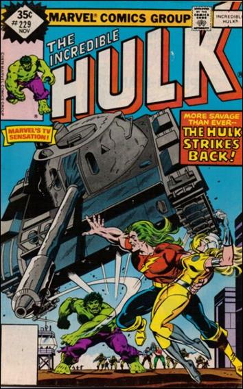 Incredible Hulk (1968) issue 229-B Whitman Cover